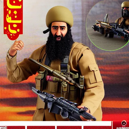 Prompt: hot toys osama bin laden