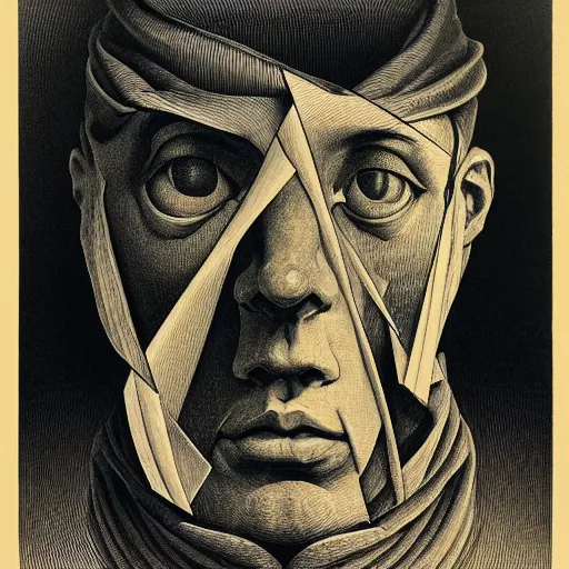 Image similar to lithography on paper secret artifact conceptual figurative post - morden monumental dynamic portrait by goya and escher and hogarth, illusion surreal art, highly conceptual figurative art, intricate detailed illustration, controversial poster art, polish poster art, geometrical drawings, no blur