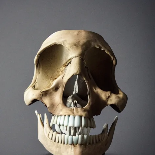 Image similar to lower jaw bone and cheek bones of a human