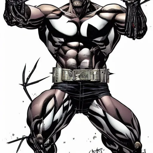 Image similar to wolverine cyborg, highly detailed comic book art