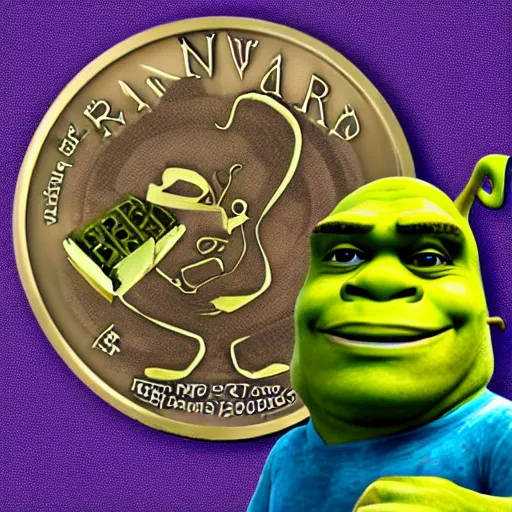 Prompt: reward coin shrek metal hacking connected network