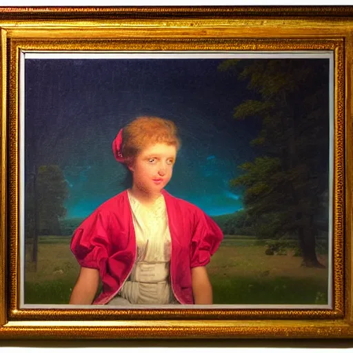 Image similar to portrait of Human lolipop , in the style of the Hudson River School