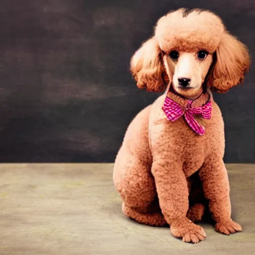 Image similar to Cute poodle sitting inside a tea cup