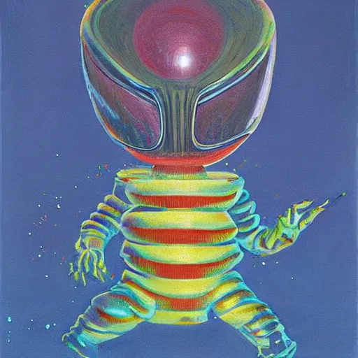 Image similar to alien by wayne thiebaud