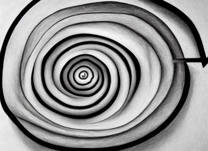 Image similar to golden ratio spiral, hyperrealism, no blur, ultra detailed