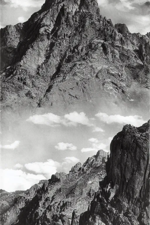 Image similar to a portrait of a character in a scenic environment by Ansel Adams