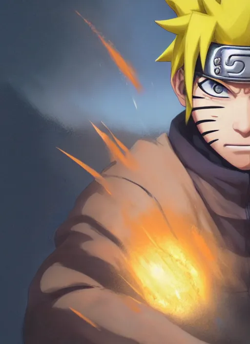 Image similar to highly detailed portrait of naruto uzumaki with black hair, punching a wall in a prison cell, art by greg rutkowski, loish, rhads, ferdinand knab, makoto shinkai and lois van baarle, ilya kuvshinov, rossdraws, tom bagshaw, global illumination, radiant light, detailed and intricate environment