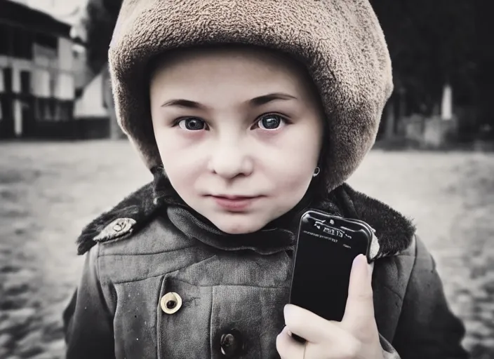 Image similar to professional fine details photo portrait of kid from kazan, tatarstan kid in the postsoviet suburbia, iphone detailed photo, instagram, beautiful eyes