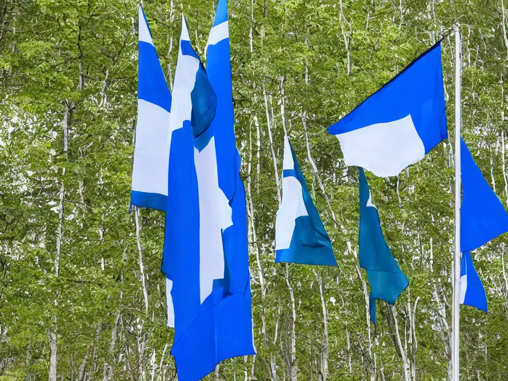 Prompt: Estonian flag