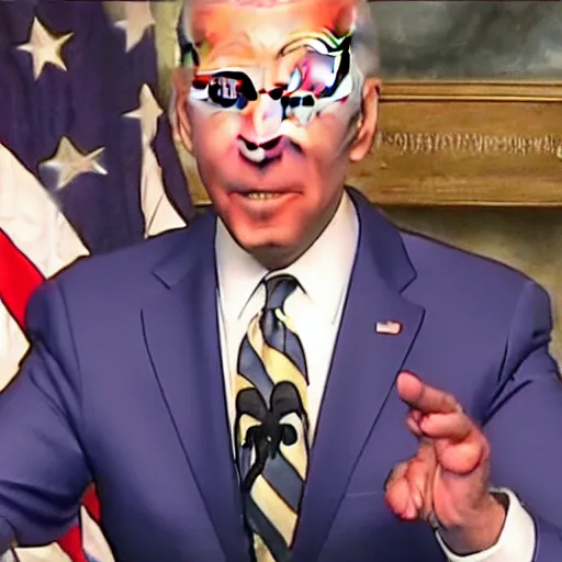 Image similar to joe biden as a skyrim npc