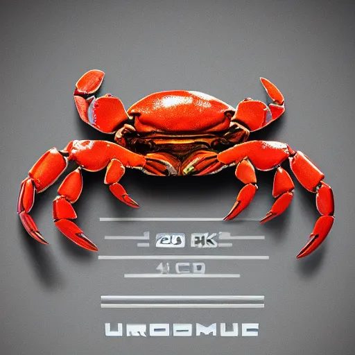 Image similar to (((((((( product photo of a crab hammer: concept : 8K UHD : 2023 promotional poster !!!!!!