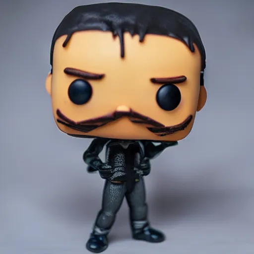 Prompt: funko - pop made of out of glue and meat, hyper realistic 4 k, hd