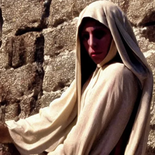 Prompt: lady gaga as mary magdalene in the passion of the christ