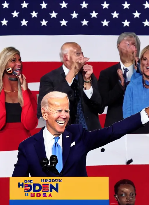 Image similar to joe biden became president of helll