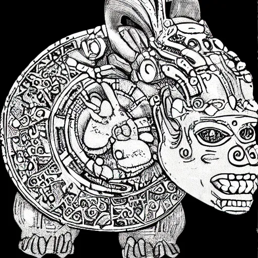 Image similar to portrait of xolotl