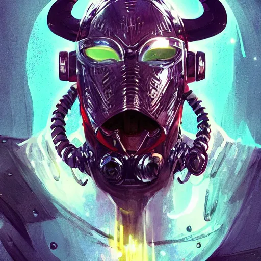 Image similar to cyberpunk viking helmet mask warrior goddess robot ninja fantasy, art gta 5 cover, official fanart behance hd artstation by jesper ejsing, by rhads, makoto shinkai and lois van baarle, ilya kuvshinov, ossdraws