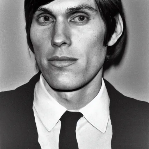 Image similar to A photograph portrait of Jerma985 with short-medium length hair a combover wearing early 1970s menswear in the early 1970s, taken in the early 1970s, grainy, taken on a 1970s Polaroid Camera, realistic, hyperrealistic, very realistic, highly detailed, very detailed, extremely detailed, detailed, digital art, trending on artstation, colorized photo