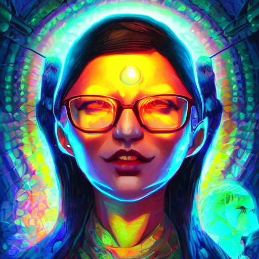 Image similar to skill magic geek inside matrix deepdream radiating a glowing aura stuff loot legends stylized digital illustration video game icon artstation lois van baarle, ilya kuvshinov, rossdraws,