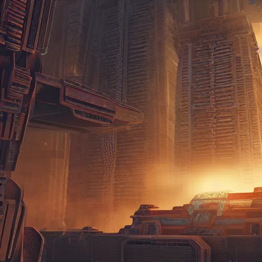 Prompt: Mayan temples merged with cyberpunk futuristic aesthetic 4k highly detailed