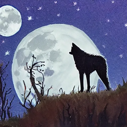 Prompt: 3 wolf moon