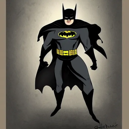 Prompt: Eduard Chmelar dressed up as Batman