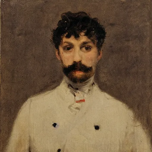Image similar to portrait of a humanoid with eyes all over their body by alfred stevens