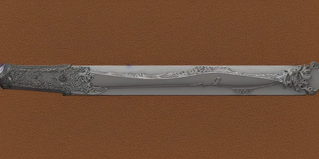 Image similar to stereoscopic 3 d image of a sword