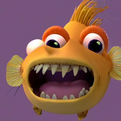 Image similar to pixar anglerfish