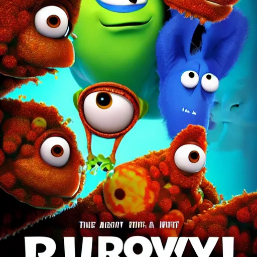 Image similar to pixar coronavirus movie poster
