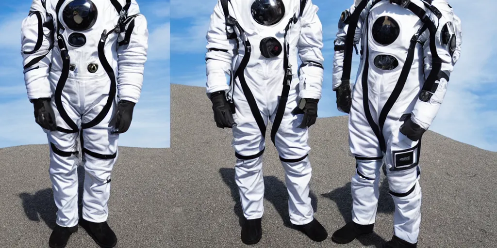 Image similar to photo of high-tech space suit design exoskelet