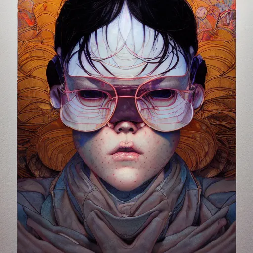 Image similar to prompt : monumental portrait soft light painted by james jean and katsuhiro otomo and erik jones, inspired by akira anime, smooth face feature, intricate oil painting, high detail illustration, sharp high detail, manga and anime 1 9 9 9