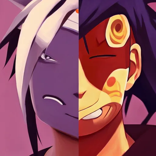 Image similar to face icon stylized minimalist naruto, loftis, cory behance hd by jesper ejsing, by rhads, makoto shinkai and lois van baarle, ilya kuvshinov, rossdraws global illumination