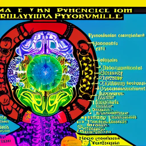 Prompt: Human psychodelic system