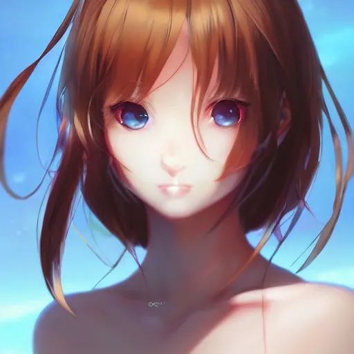 Image similar to an anime portrait of a cute bunny girl by Stanley Artgerm Lau, WLOP, Rossdraws, James Jean, Andrei Riabovitchev, Marc Simonetti, and Sakimichan, trending on artstation