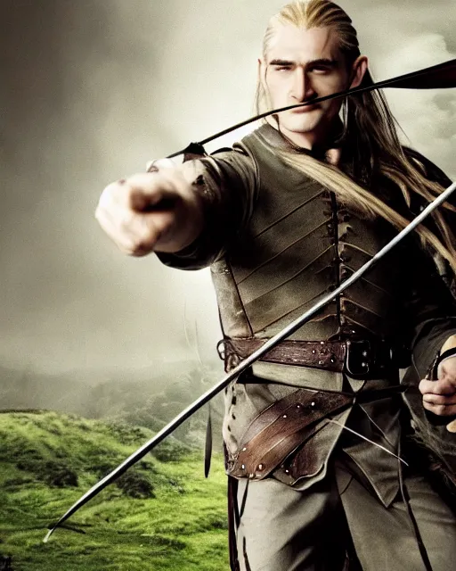 Image similar to legolas archer, posing, photo, film, wallpaper