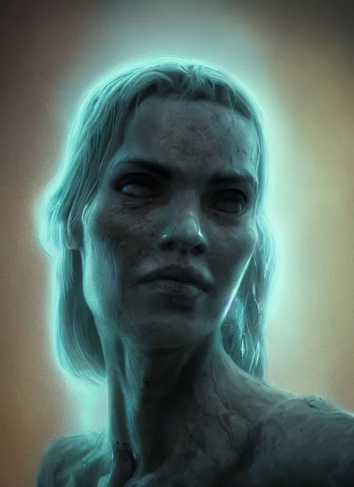 Prompt: a fantasy comic book style portrait painting of ancient evils - barranca renette tinichole in lord of mysteries, unreal 5, daz, hyper realistic, octane render, rpg portrait, ambient light, dynamic lighting