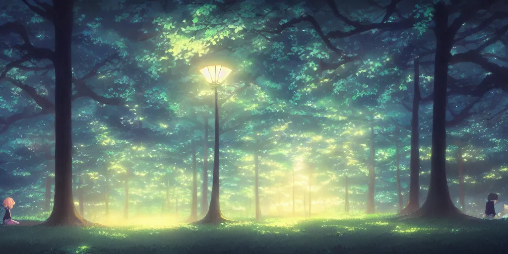 100+] Anime Forest Background s | Wallpapers.com