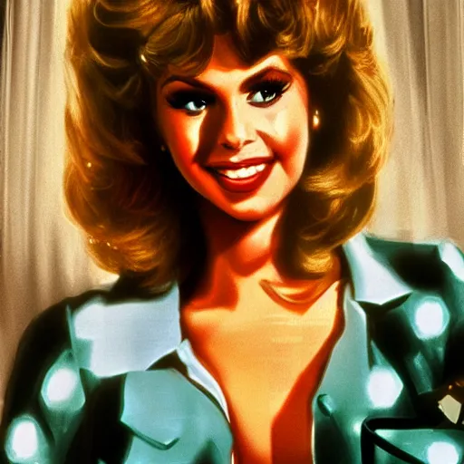 Image similar to Sandy from Grease (1978), portrait. high detail, great lighting, 8k resolution, masterpiece, concept art, illustration