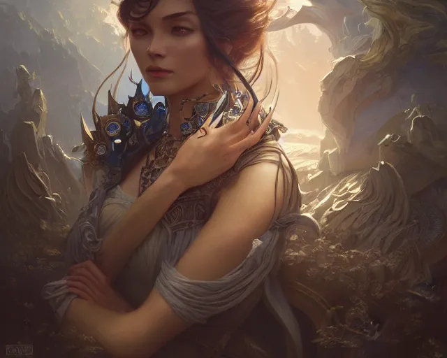 Image similar to photography of georg jensen, deep focus, d & d and mtg, fantasy, intricate, elegant, highly detailed, digital painting, artstation, concept art, matte, sharp focus, illustration, hearthstone, art by artgerm and greg rutkowski and alphonse mucha