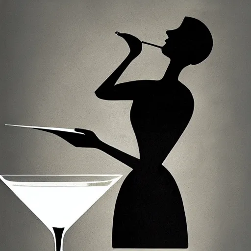 Black Shadow Martini