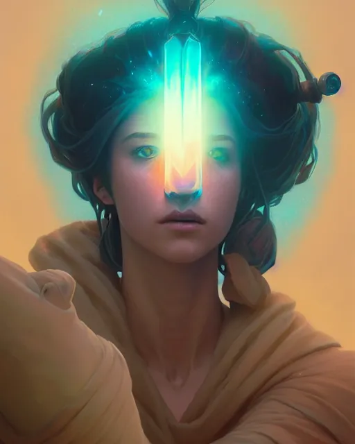 Prompt: highly detailed vfx portrait of a mage casting magic, unreal engine, greg rutkowski, loish, rhads, beeple, makoto shinkai and lois van baarle, ilya kuvshinov, rossdraws, tom bagshaw, alphonse mucha, global illumination, detailed and intricate environment