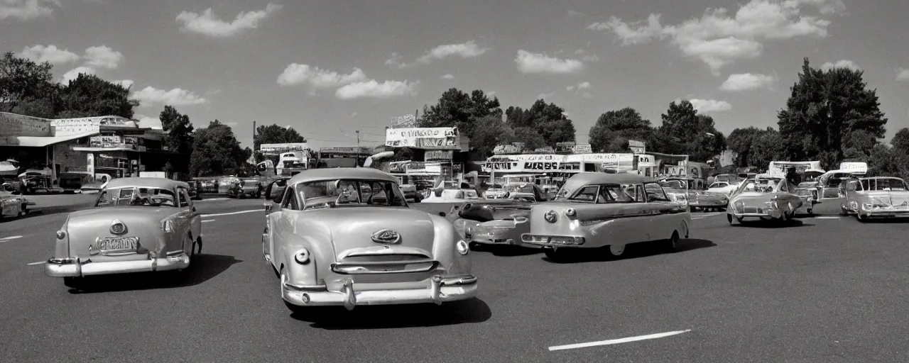 Image similar to 1 9 5 0 s drive in spaghetti movie, in the style of michael kenna, kodachrome,