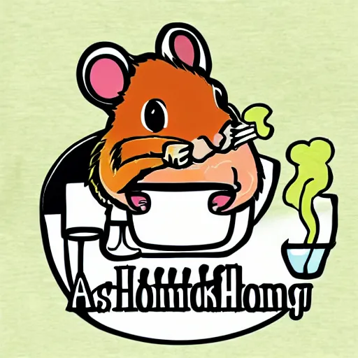 Image similar to a hamster smoking weed