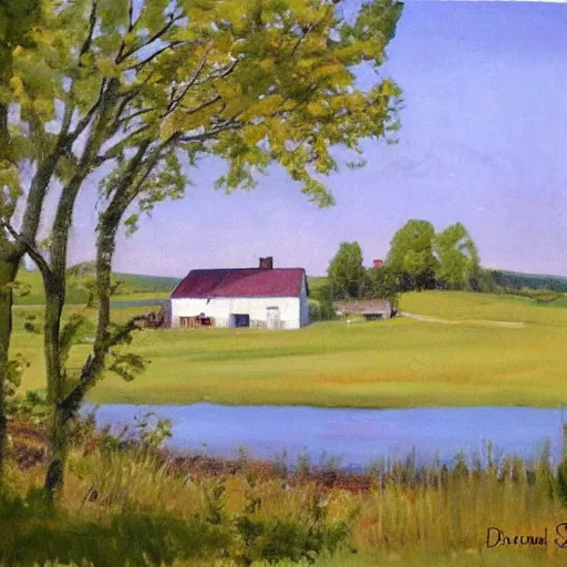 Image similar to farmhouse beside a lake, Glen Chadbourne, Darrell K Sweet