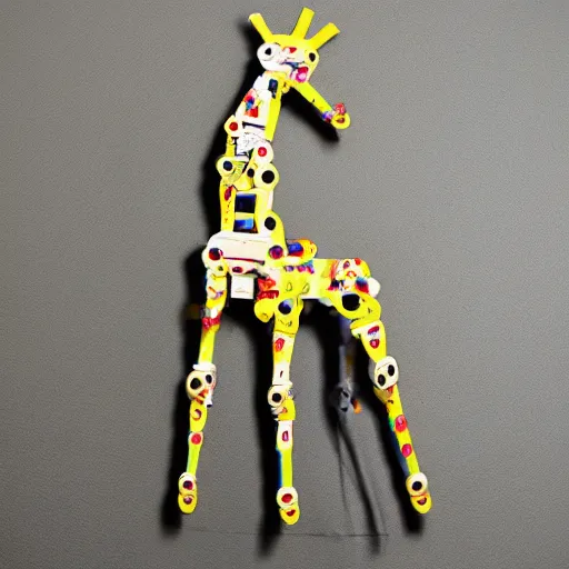 Image similar to robot giraffe