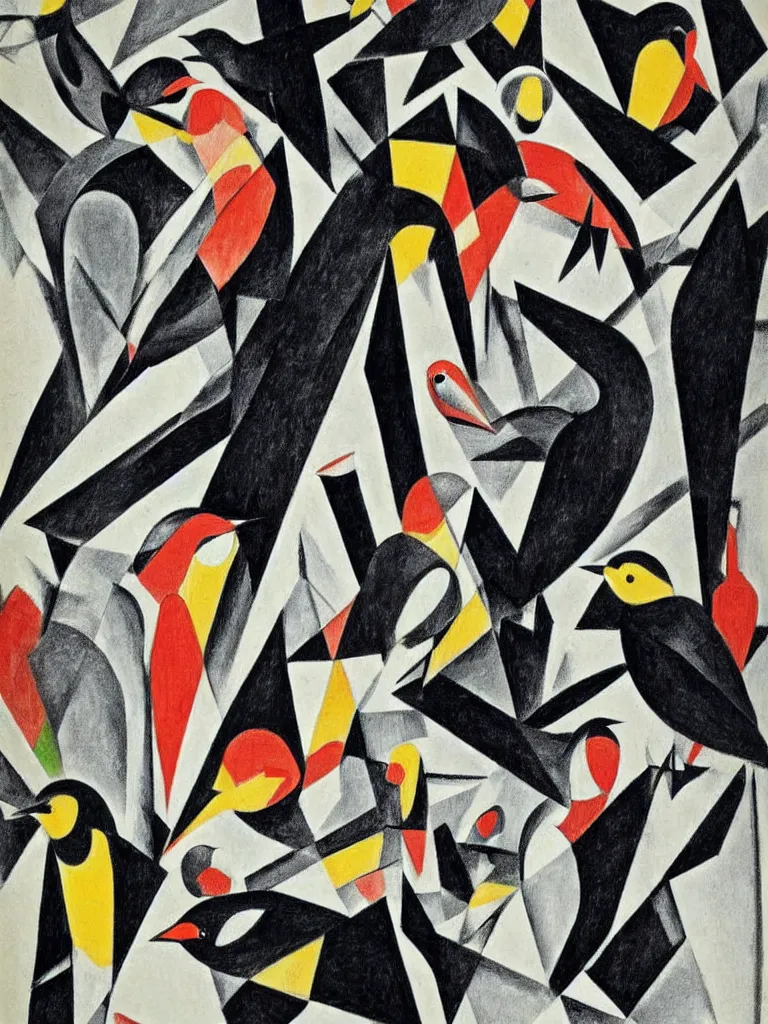 Image similar to birds, dynasty robert sonia delaunay escher joost swarte, ligne claire, pencil drawing