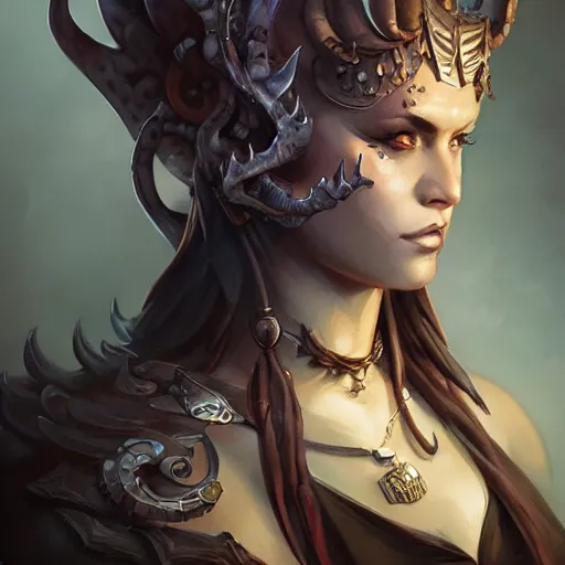 Prompt: scareclaw reichheart, beautiful, determined, detailed portrait, intricate complexity, in the style of artgerm and peter mohrbacher, quixel megascan