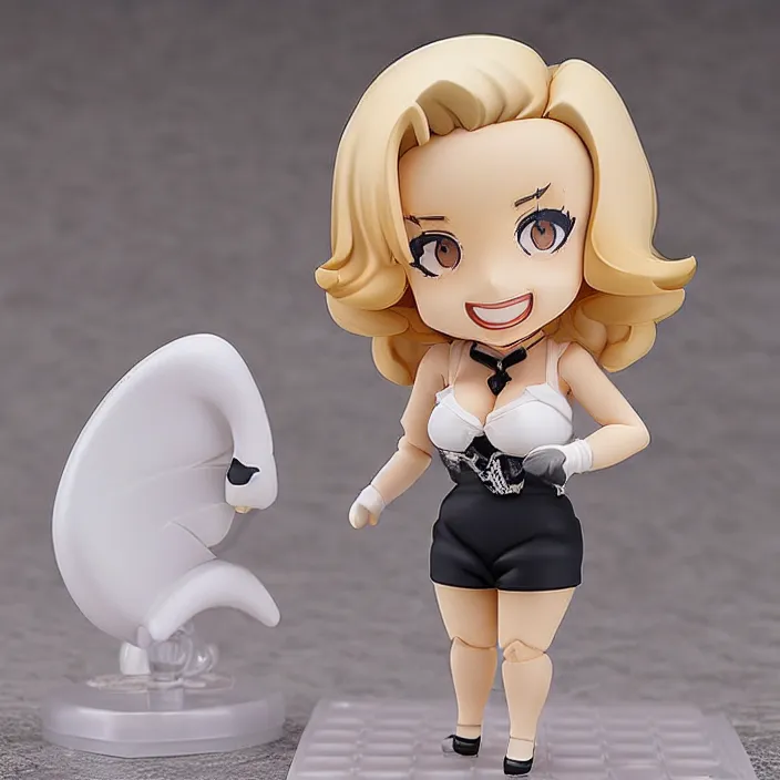 Image similar to [Marilyn Monroe], An anime Nendoroid of [Marilyn Monroe], figurine, detailed product photo