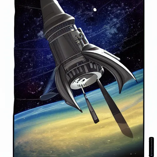 Image similar to voyager space craft illustration fantasy digital art