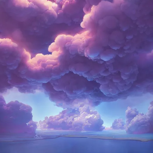 Image similar to ajegunle, puffy clouds, james jean style, vfx art, unreal engine render, claymation style, colourful, volumetric light, digital painting, digital illustration, dramatic light,